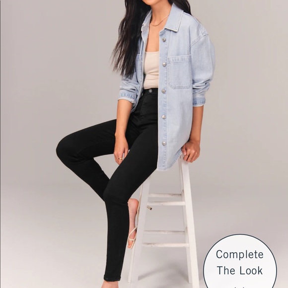 Abercrombie & Fitch Denim - 2S Black Abercrombie High Rise Super Skinny Jeans